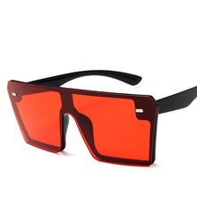 Load image into Gallery viewer, 2019 Flat Top Oversize Square Sunglasses Women
