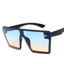 Load image into Gallery viewer, 2019 Flat Top Oversize Square Sunglasses Women