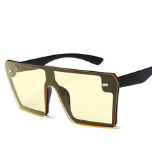 Load image into Gallery viewer, 2019 Flat Top Oversize Square Sunglasses Women