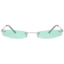Load image into Gallery viewer, 2019 Ladies Clear Lens Small Narrow Sunglasses Vintage