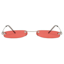 Load image into Gallery viewer, 2019 Ladies Clear Lens Small Narrow Sunglasses Vintage