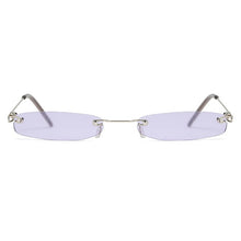 Load image into Gallery viewer, 2019 Ladies Clear Lens Small Narrow Sunglasses Vintage