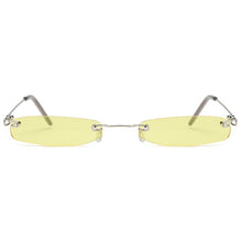Load image into Gallery viewer, 2019 Ladies Clear Lens Small Narrow Sunglasses Vintage